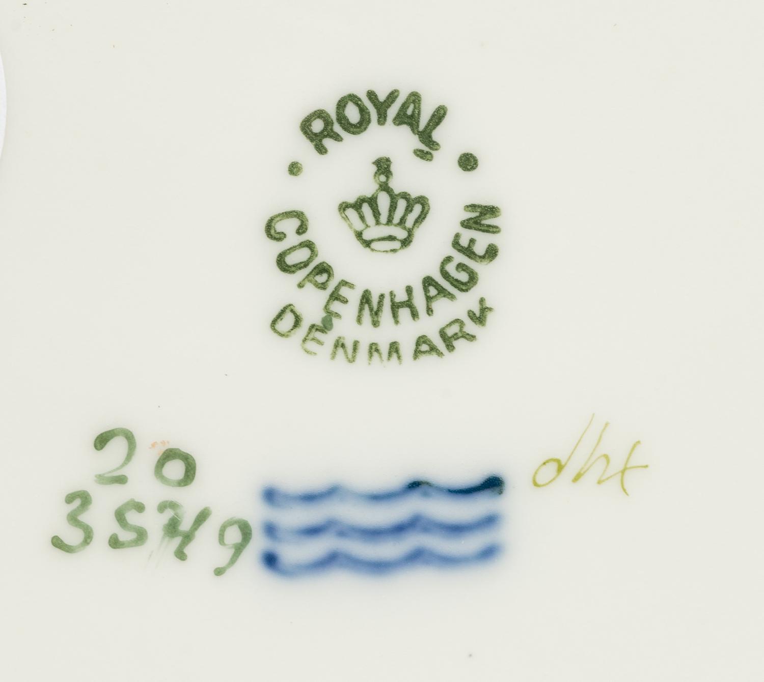 Two Royal Copenhagen Flora Danica Plates