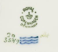 Two Royal Copenhagen Flora Danica Plates