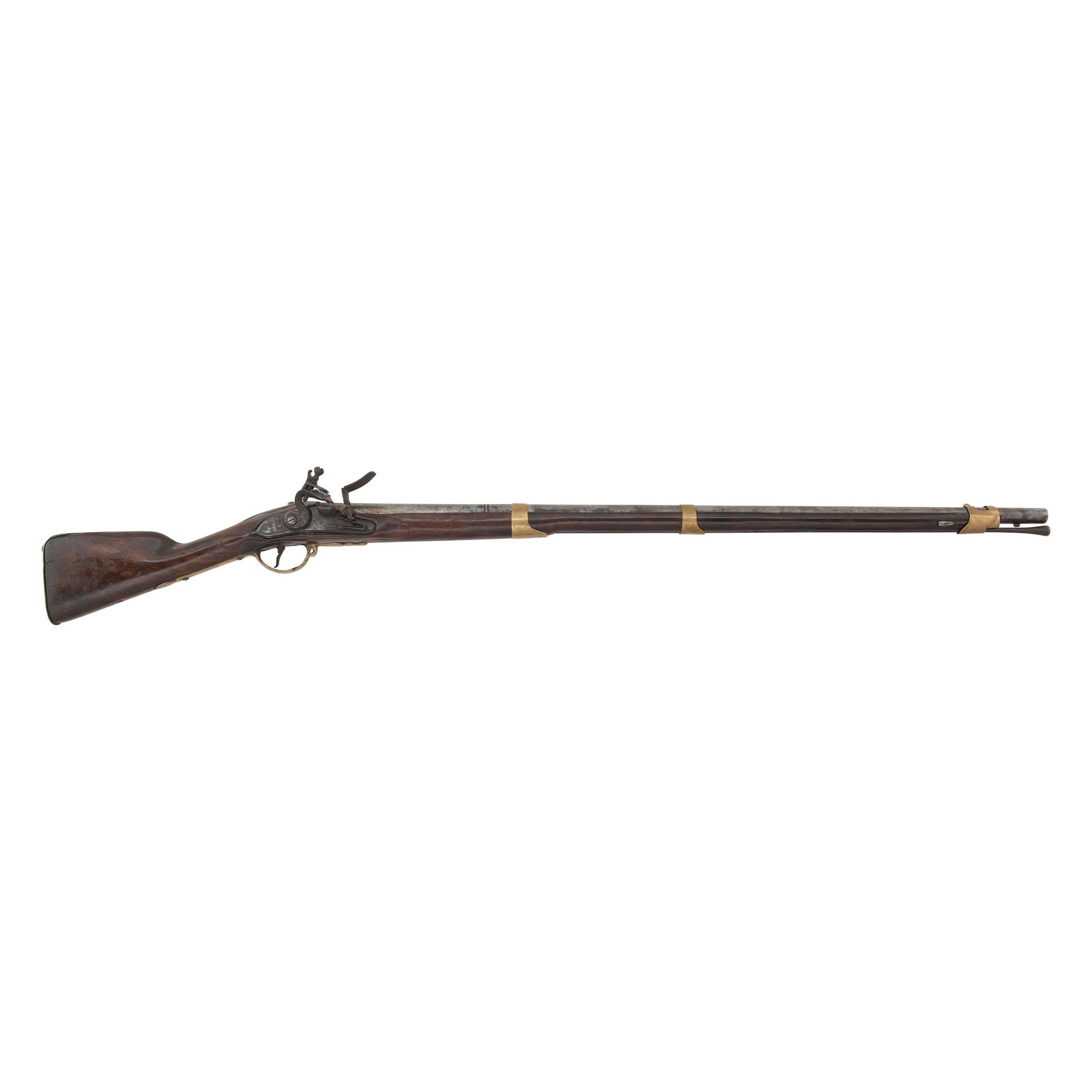 18th Century Dutch Flintlock Musket Rebuilt and Upgraded with Barrel Bands