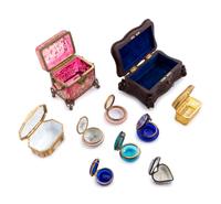 Ten Continental Trinket Boxes