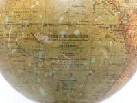 A French Papier Mache Table Globe
