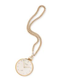 IWC FOR TIFFANY & CO., 18K YELLOW GOLD OPEN FACE POCKET WATCH
