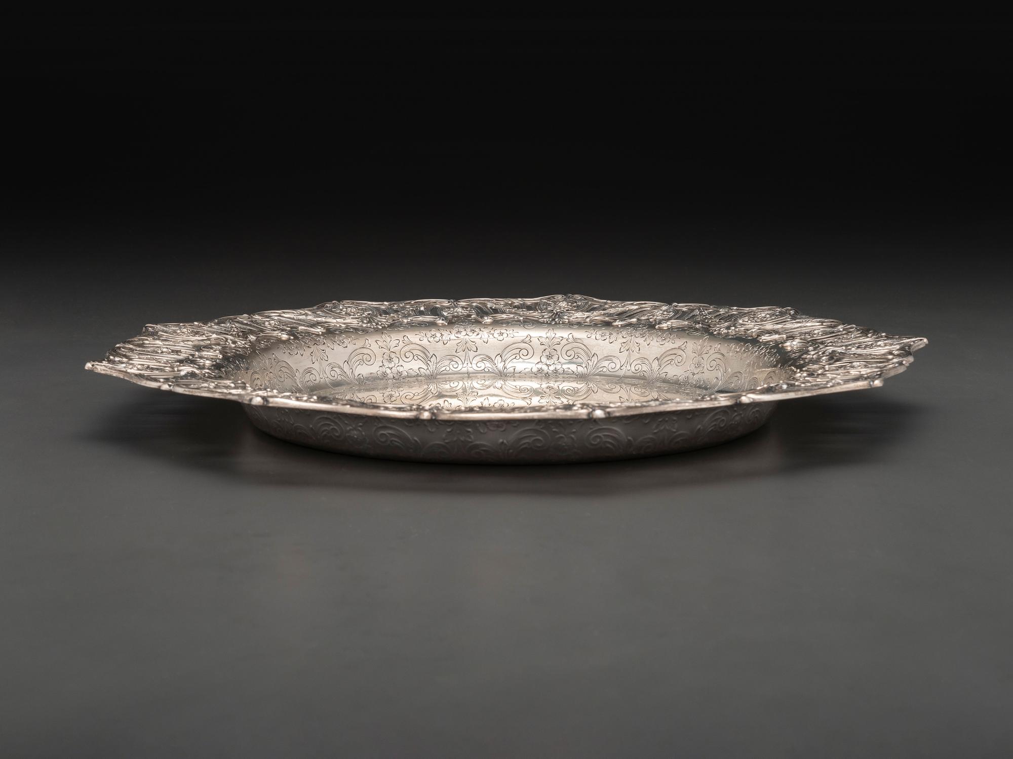An American Silver Charger