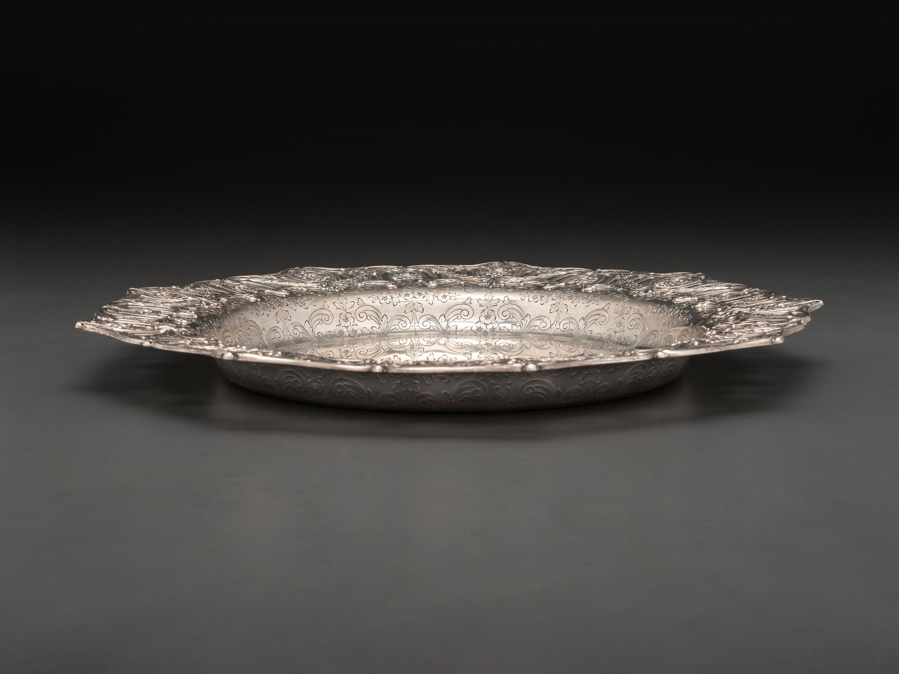 An American Silver Charger