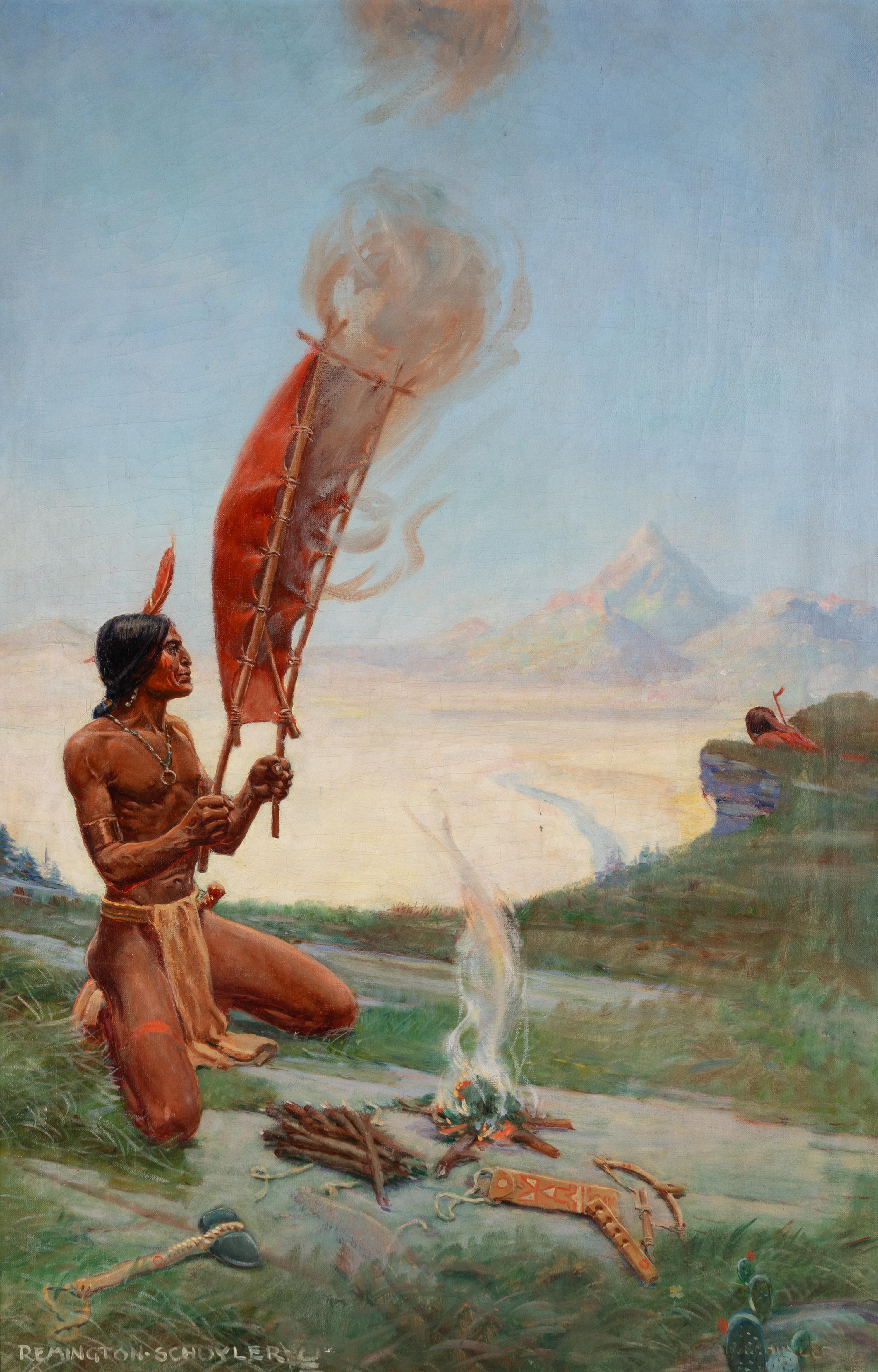 Remington Schuyler (American, 1884-1955) — The Signal Fires, 1932