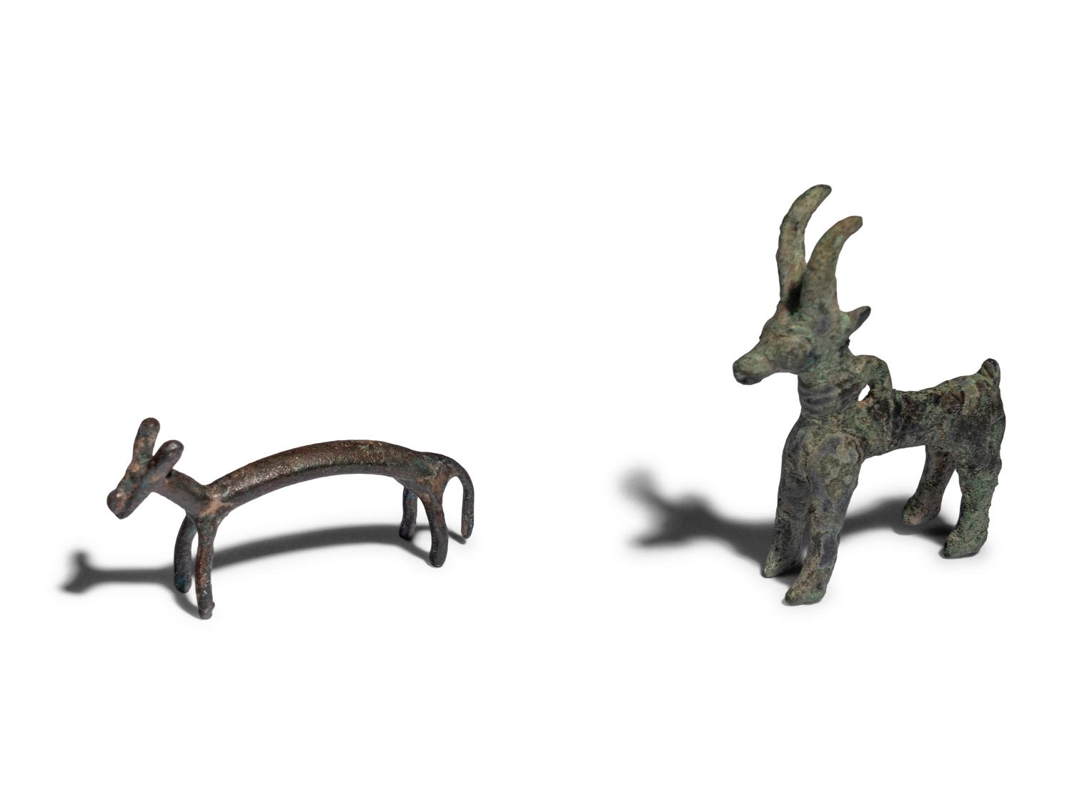 Seven Near Eastern and Roman Bronze Animals