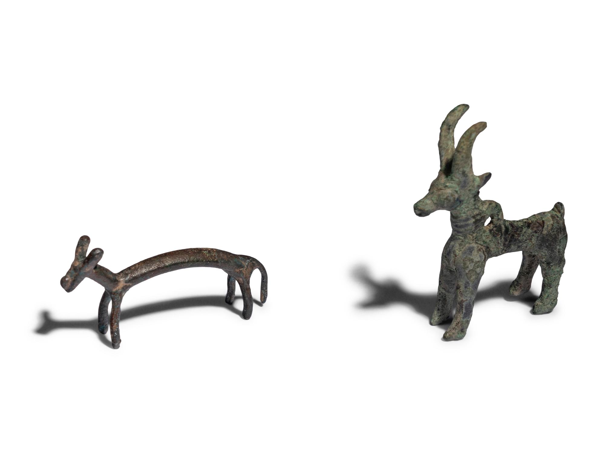 Seven Near Eastern and Roman Bronze Animals