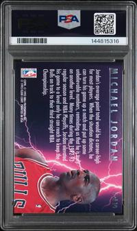 A 1993 Ultra Scoring Kings Michael Jordan Basketball Card No. 5 (PSA 8 NM-MT)