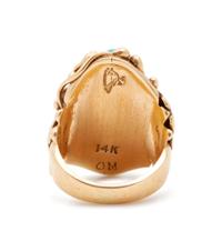 Navajo 14k Gold and Turquoise Ring