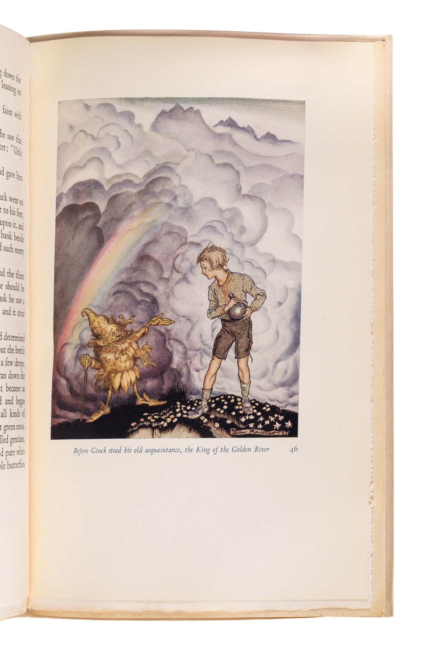 [RACKHAM, Arthur (1867-1939), illustrator]. RUSKIN, John (1819-1900). The King of the Golden River . London: George Harrap & Co. Ltd., [1932].