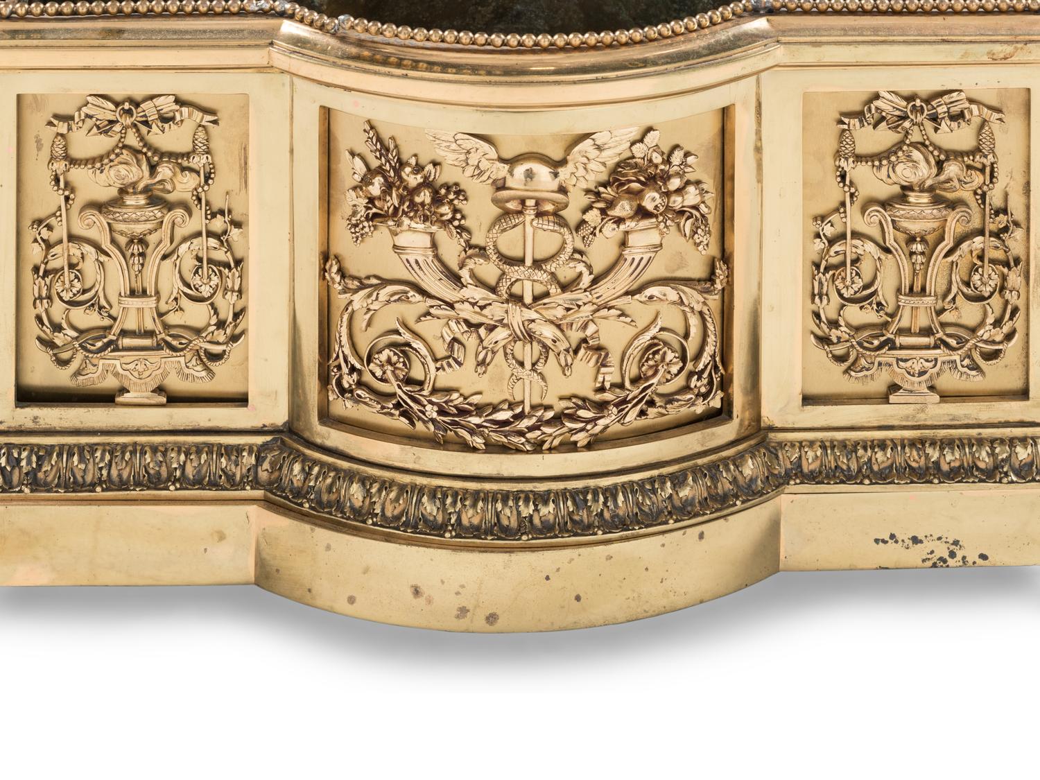 A French Gilt Bronze Jardinière in the Louis XIV Style
