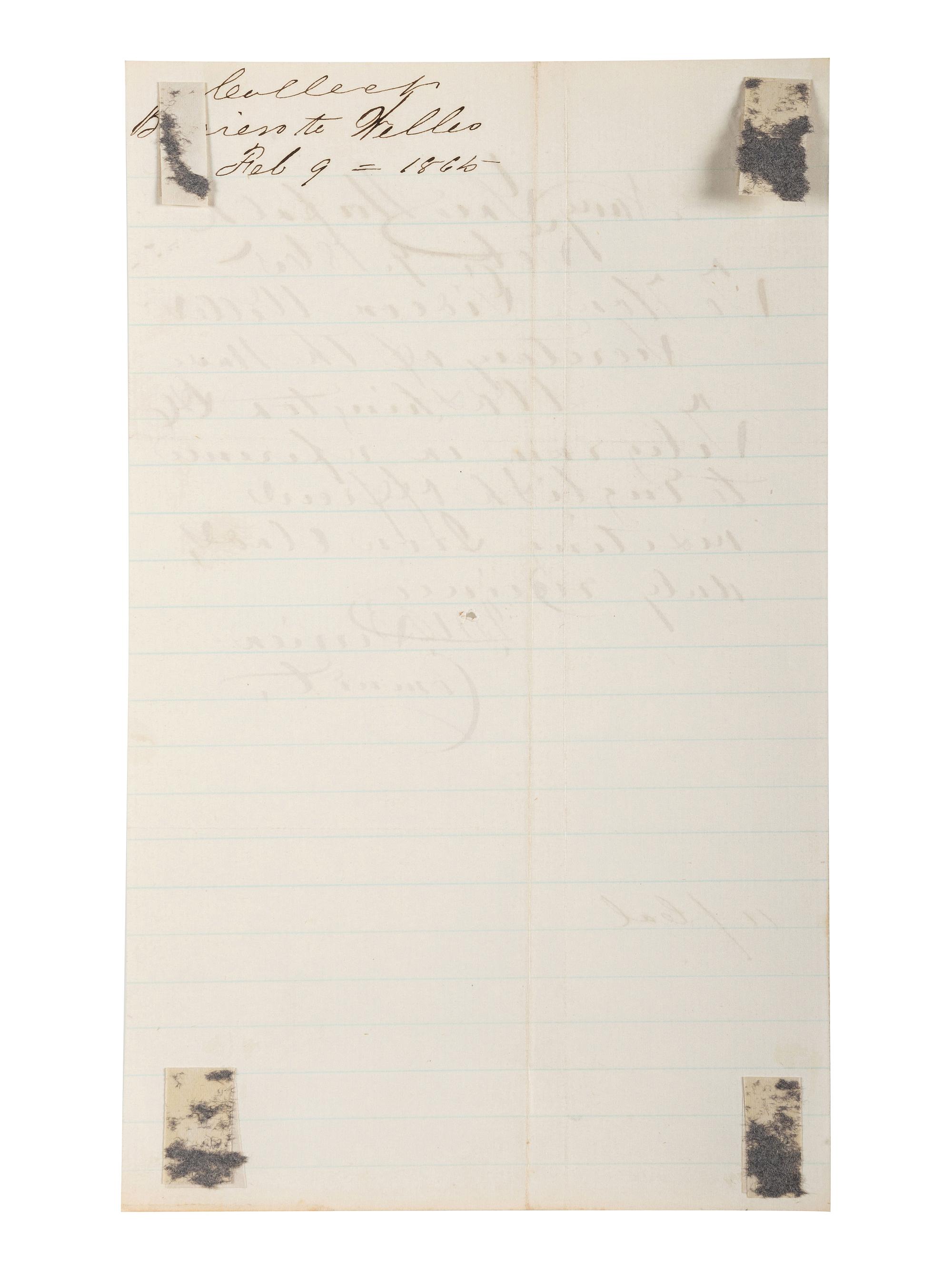 [CIVIL WAR - NAVY] -- [LINCOLNIANA]. A group of 6 documents relating to Lincoln naval visits, comprising: