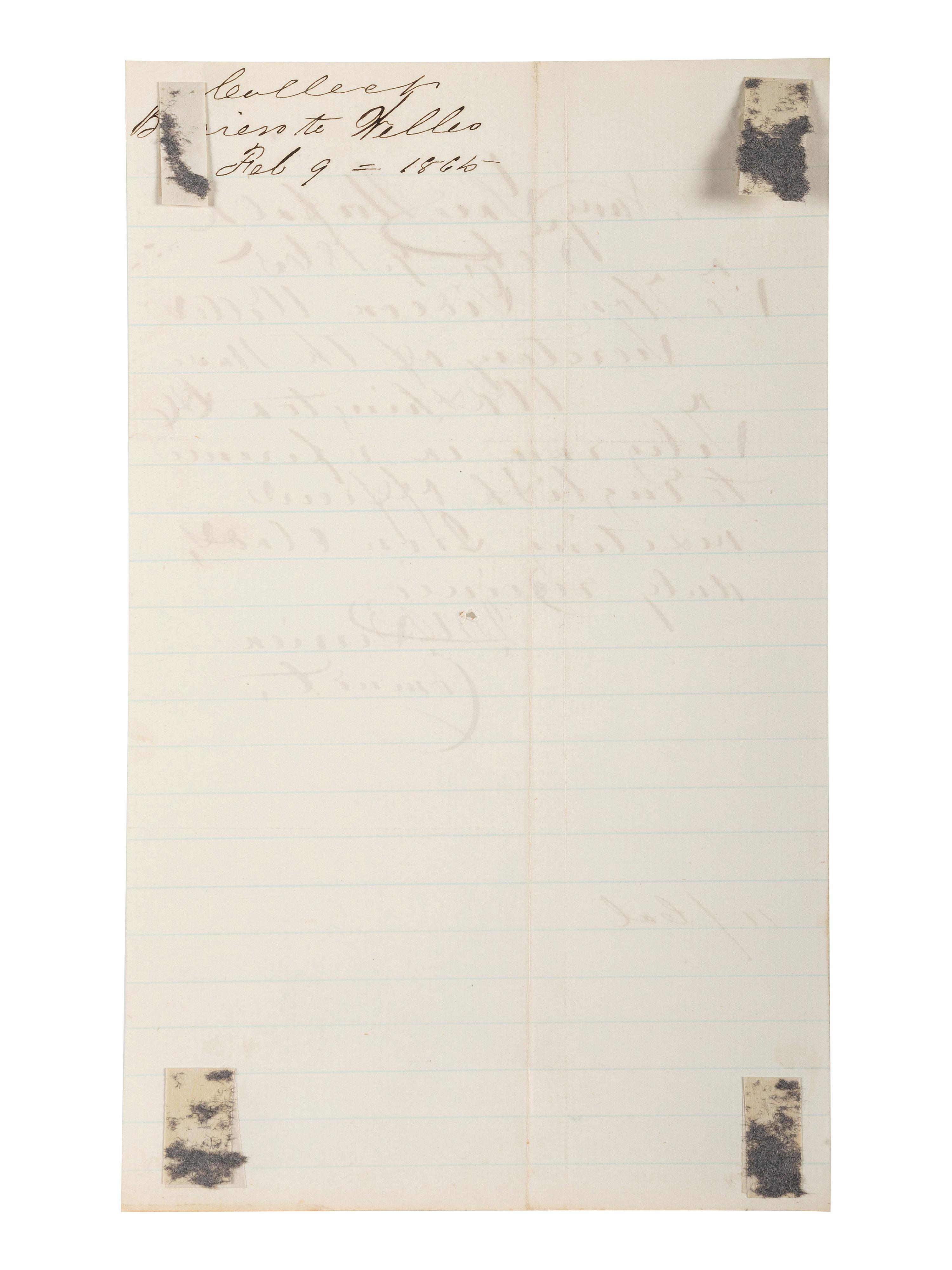 [CIVIL WAR - NAVY] -- [LINCOLNIANA]. A group of 6 documents relating to Lincoln naval visits, comprising: