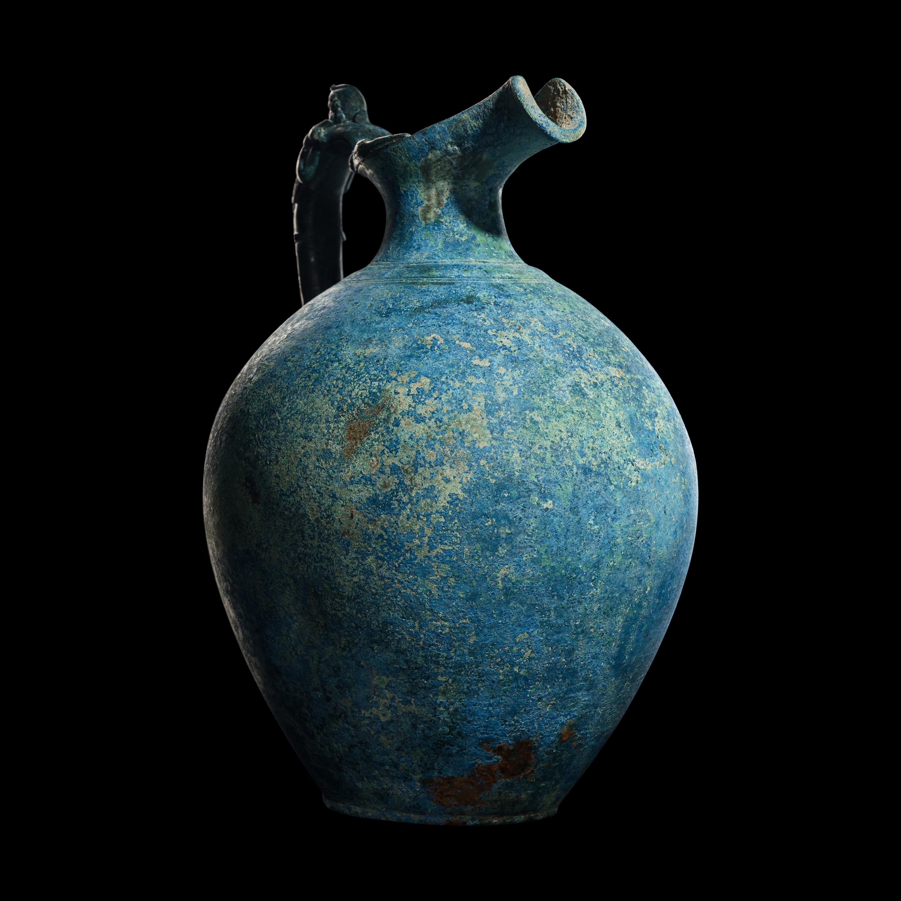 A Roman Bronze Ewer