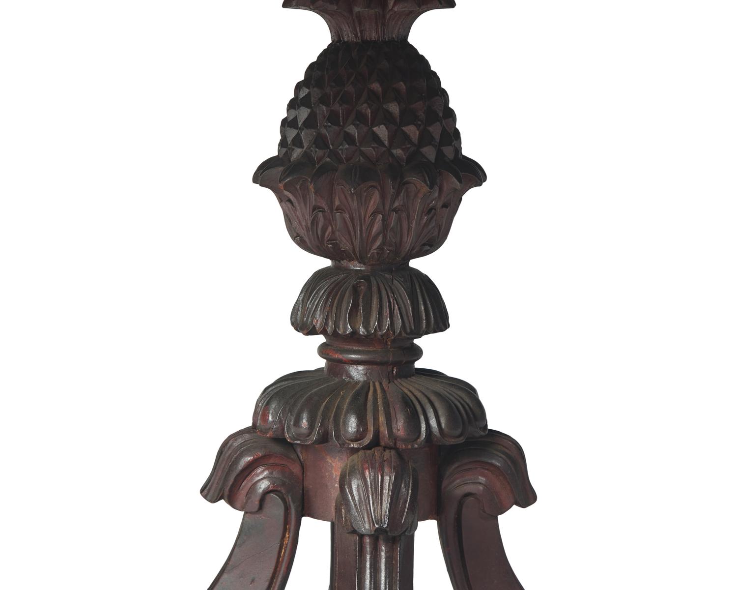 A Classical Carved Mahogany Tea Table