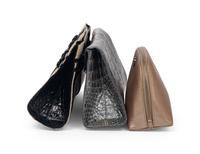 Two Nancy Gonzalez Clutches and One Chanel Zip Pouch