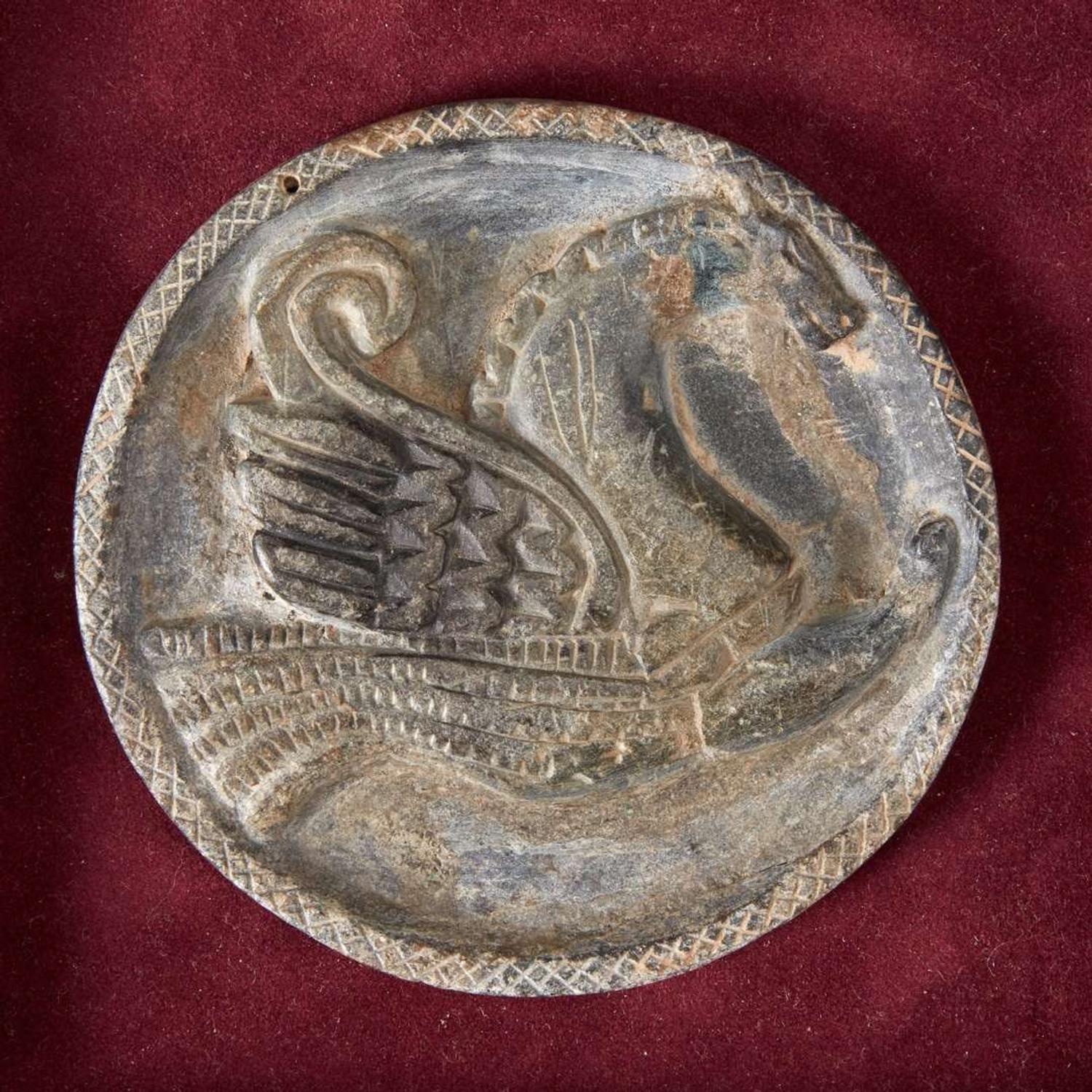 Two carved schist philae 片岩雕件两件 Possibly Gandhara, 2nd to 5th Century ???? ?????
