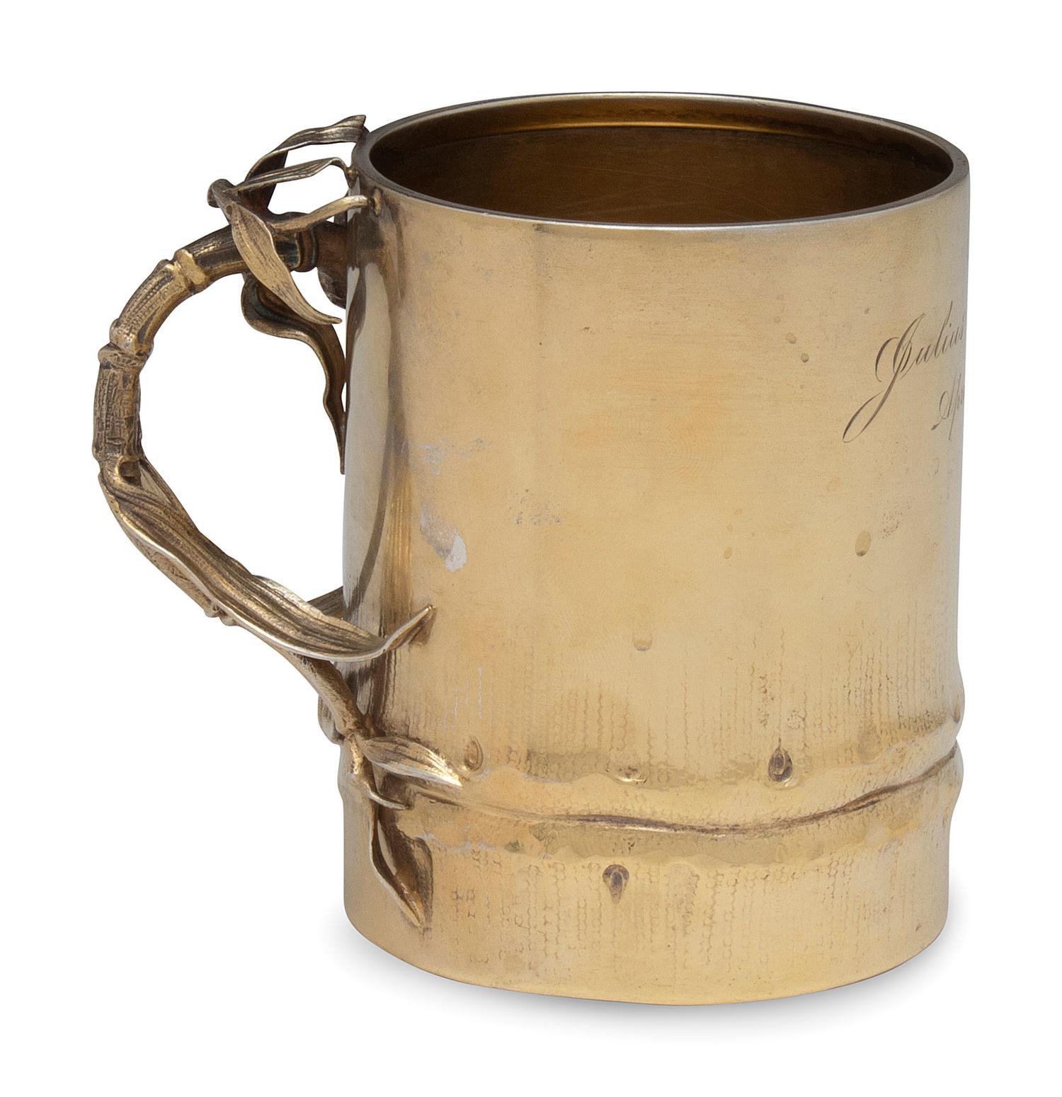 An American Silver-Gilt Mug