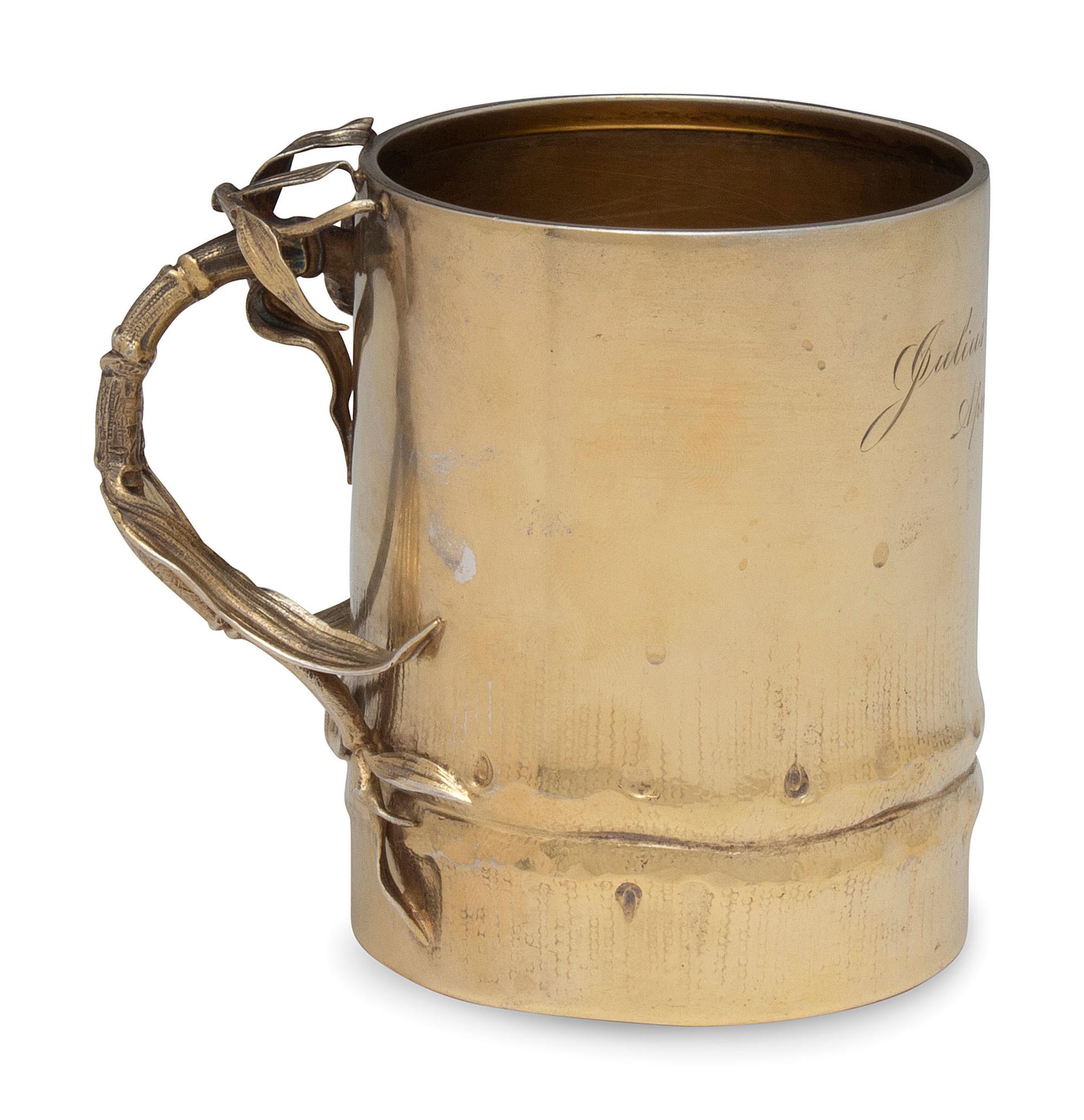 An American Silver-Gilt Mug