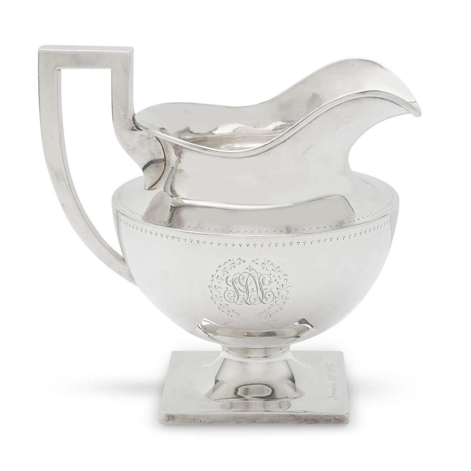 Sterling silver water pitcher J.E. Caldwell & Co., Philadelphia, PA, early 20th century