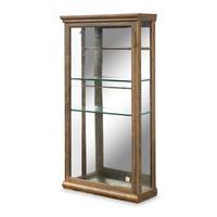 A French Brass Wall-Mounted Vitrine Cabinet