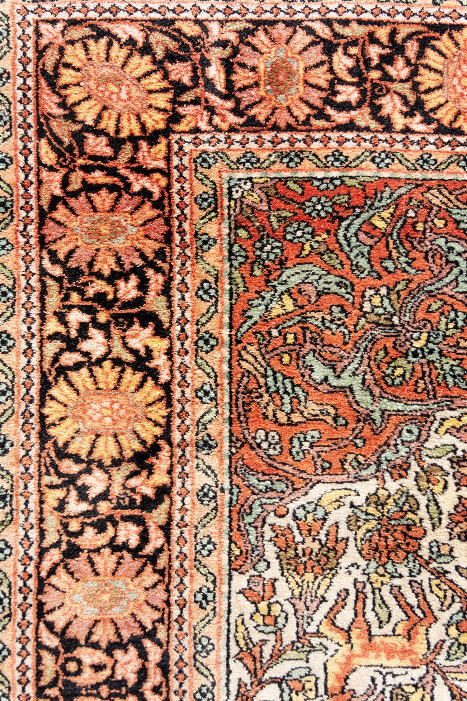 A Persian Silk Rug