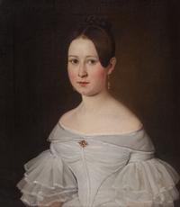Continental School, (Late 19th century), Pair of Portraits