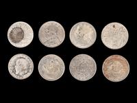 Eight Chinese Silver Coins