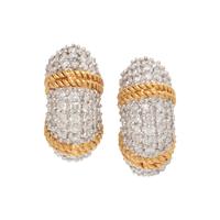 GOLD AND DIAMOND EARRINGS