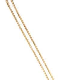 BALESTRA, YELLOW GOLD AND DIAMOND LONG CHAIN NECKLACE