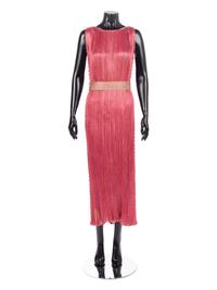 Mariano Fortuny Delphos Dress with Belt, Early Twentieth Century