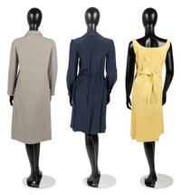 Three Halston Items: Two Dresses and a Coat, 1970s