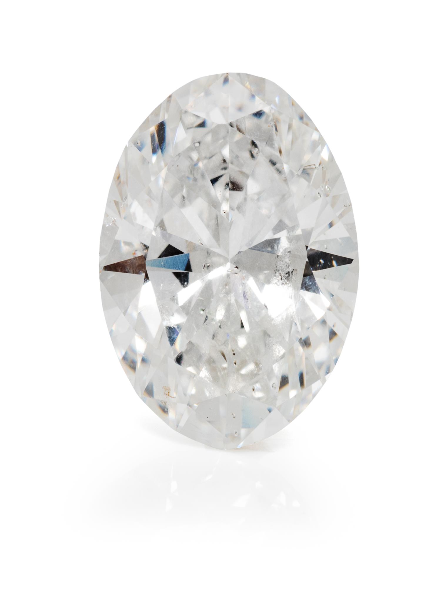 3.06 CARAT OVAL BRILLIANT CUT DIAMOND