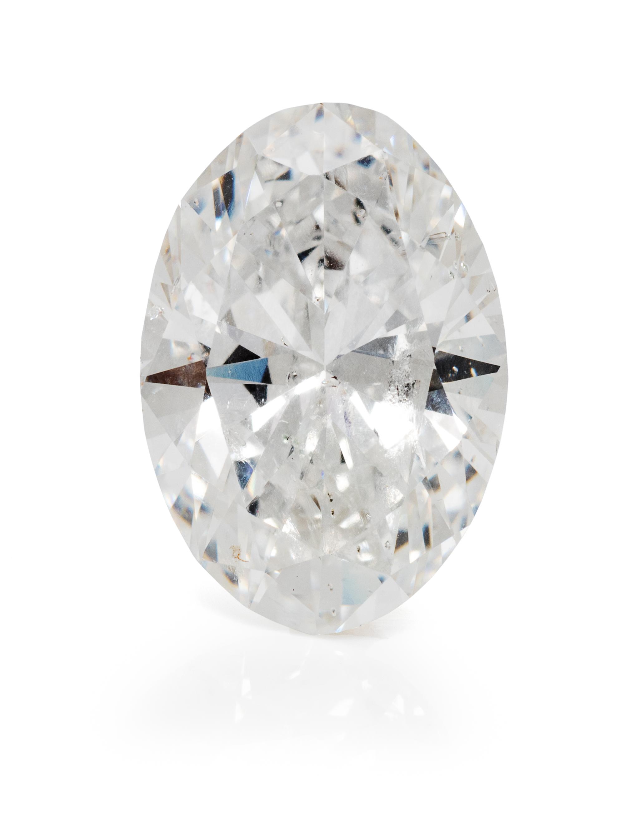 3.06 CARAT OVAL BRILLIANT CUT DIAMOND