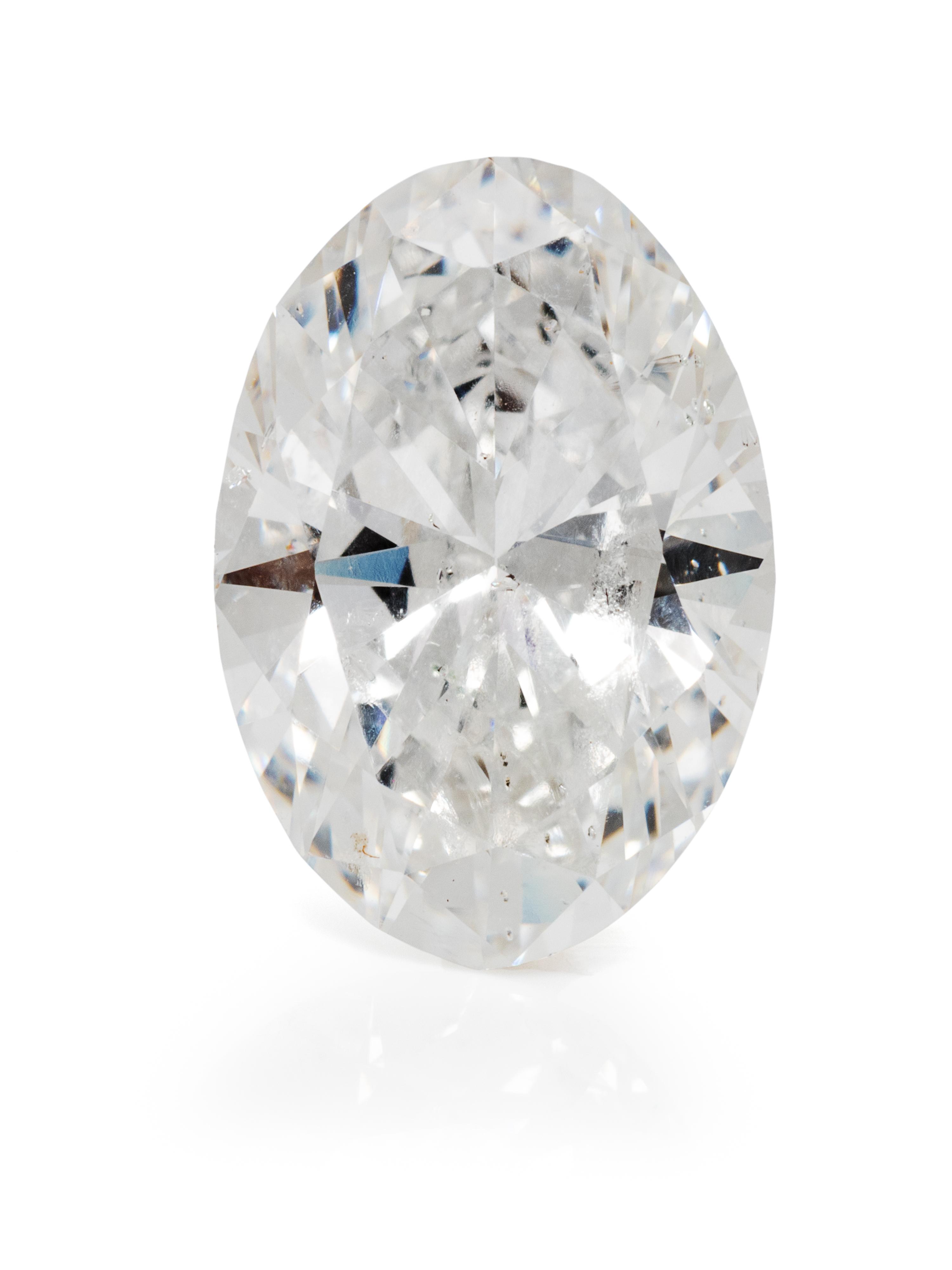 3.06 CARAT OVAL BRILLIANT CUT DIAMOND