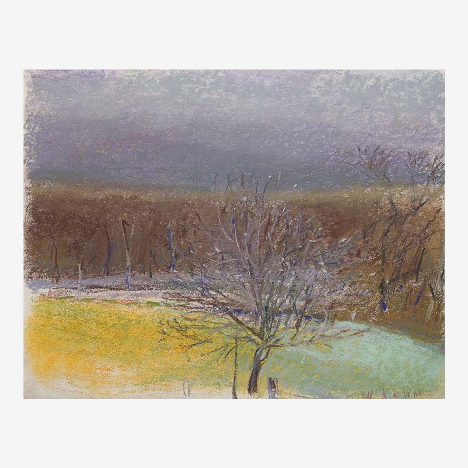 Wolf Kahn (American/German, 1927-2020) Tree at Loti and Millie's