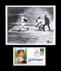 A Group of Joe DiMaggio Signed Autograph Items (Beckett Authentication Services BAS Certified),