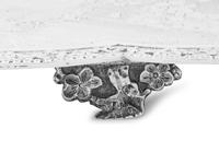 A Chinese Export Silver Card Tray