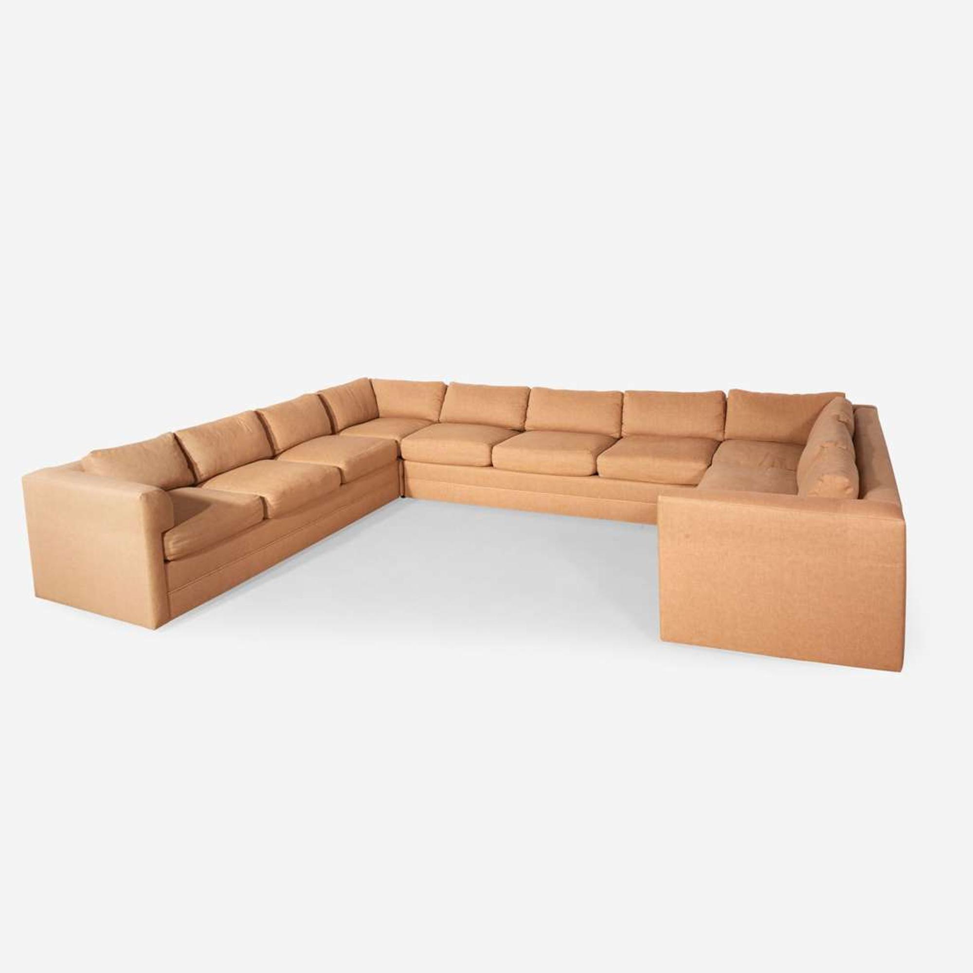Contemporary A U-Shaped Sectional Sofa, circa 1980