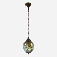Attributed to Johan Loetz Witwe, Possibly for Josef Hoffmann (Austrian, 1870-1956) Pendant Light, early 20th century
