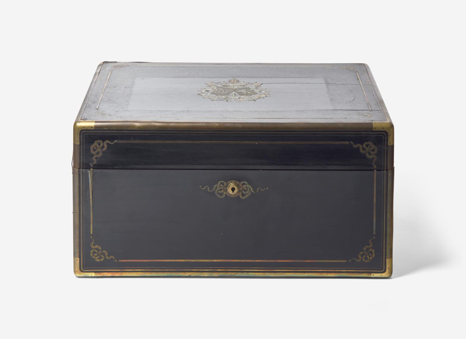 A French Silver and Vermeil Travel Necessaire