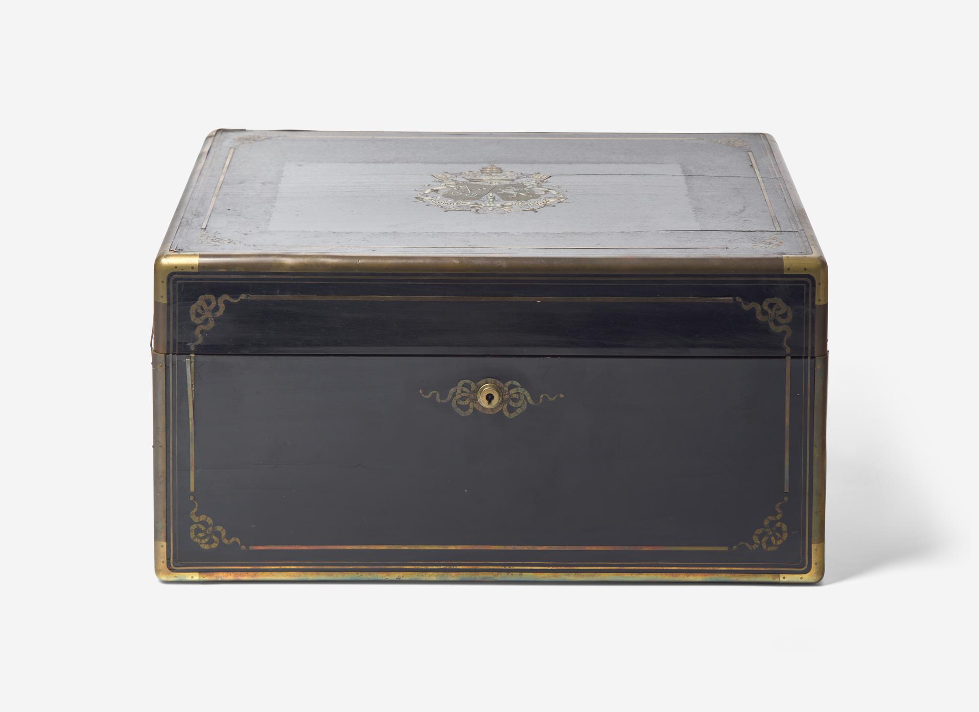 A French Silver and Vermeil Travel Necessaire