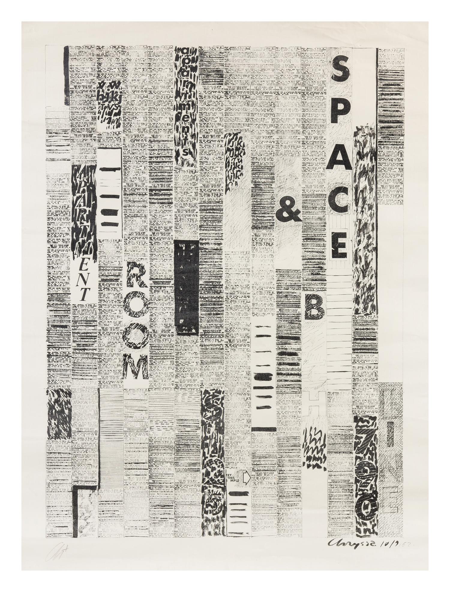 Chryssa, (American/Greek, 1933-2013), Untitled, 1962 (three works)