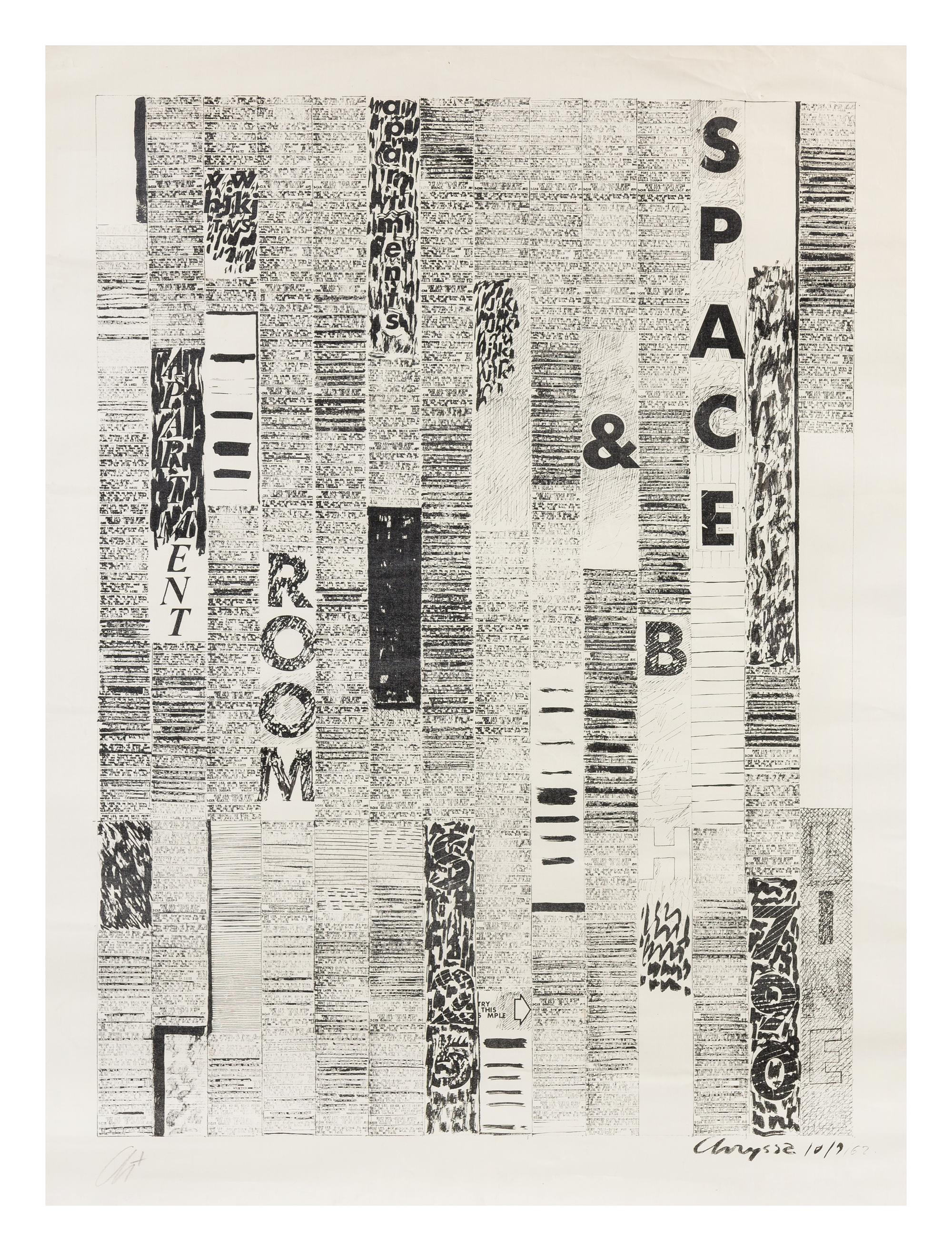 Chryssa, (American/Greek, 1933-2013), Untitled, 1962 (three works)