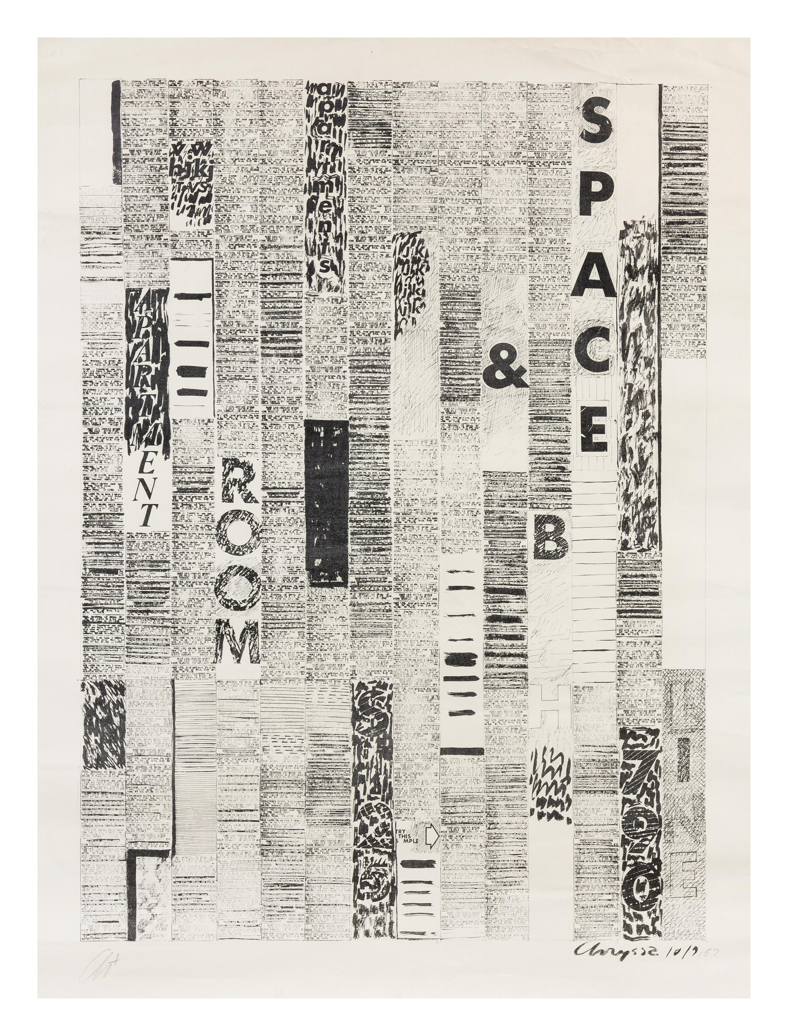 Chryssa, (American/Greek, 1933-2013), Untitled, 1962 (three works)