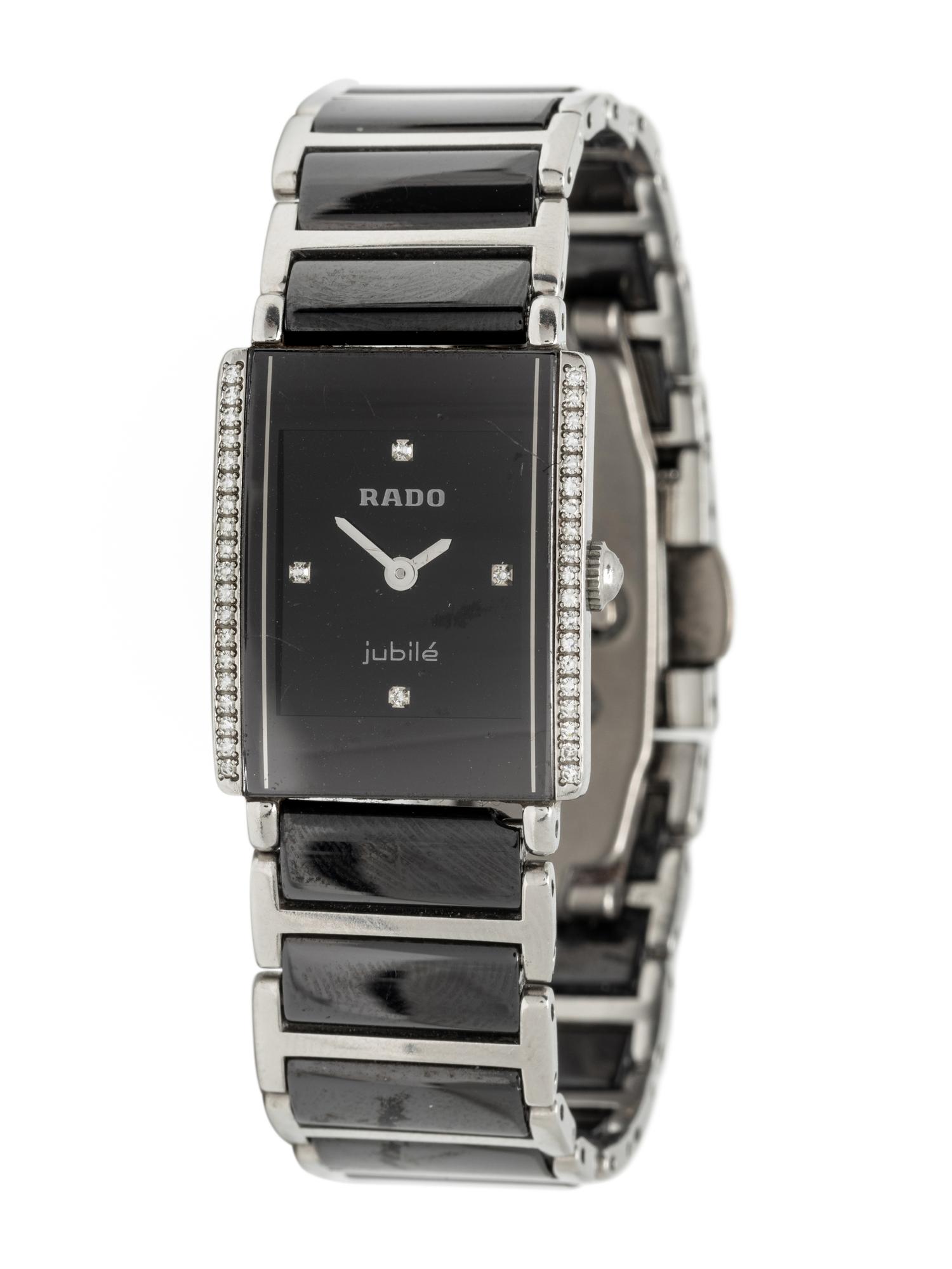 RADO, TITANIUM AND DIAMOND 'JUBILÉ DIASTAR' WATCH