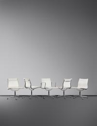 Set of Ten Aluminum Group Chairs Herman Miller, USA