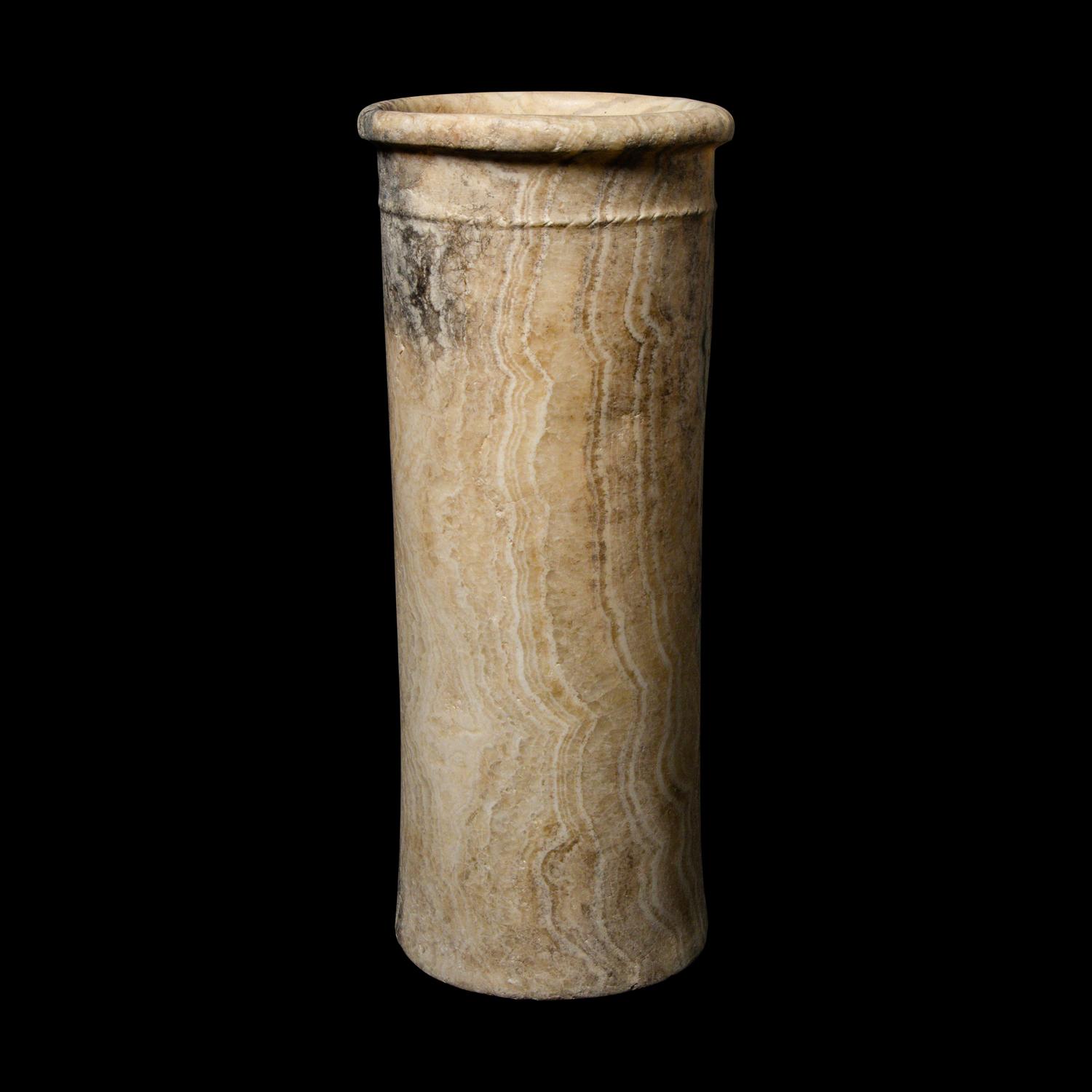 An Egyptian Alabaster Vessel