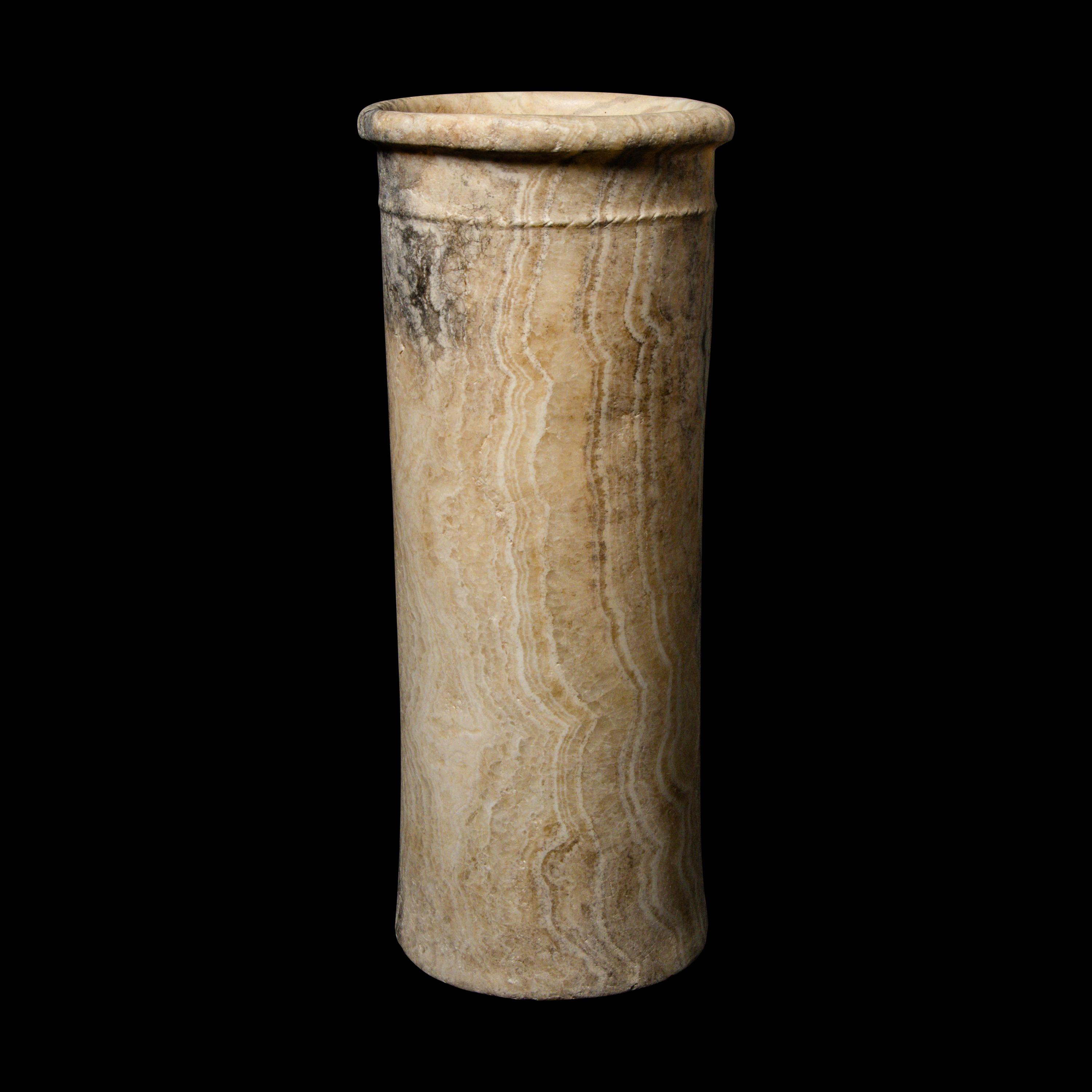 An Egyptian Alabaster Vessel