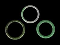 Three Chinese Hardstone Bangles